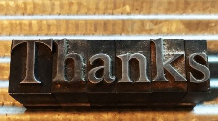 EXPRESSING GRATITUDE, DISCOVERING ARTIFACTS, AND A SHORT STORY